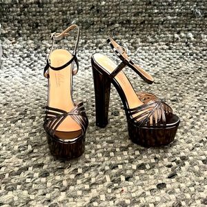 Onlymaker Women's Platform Chuncky Heel Ankle Strap Sandals Open Toe